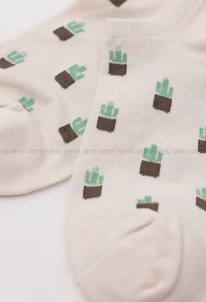 جوراب کاکتوس گل پنبه کد1004139