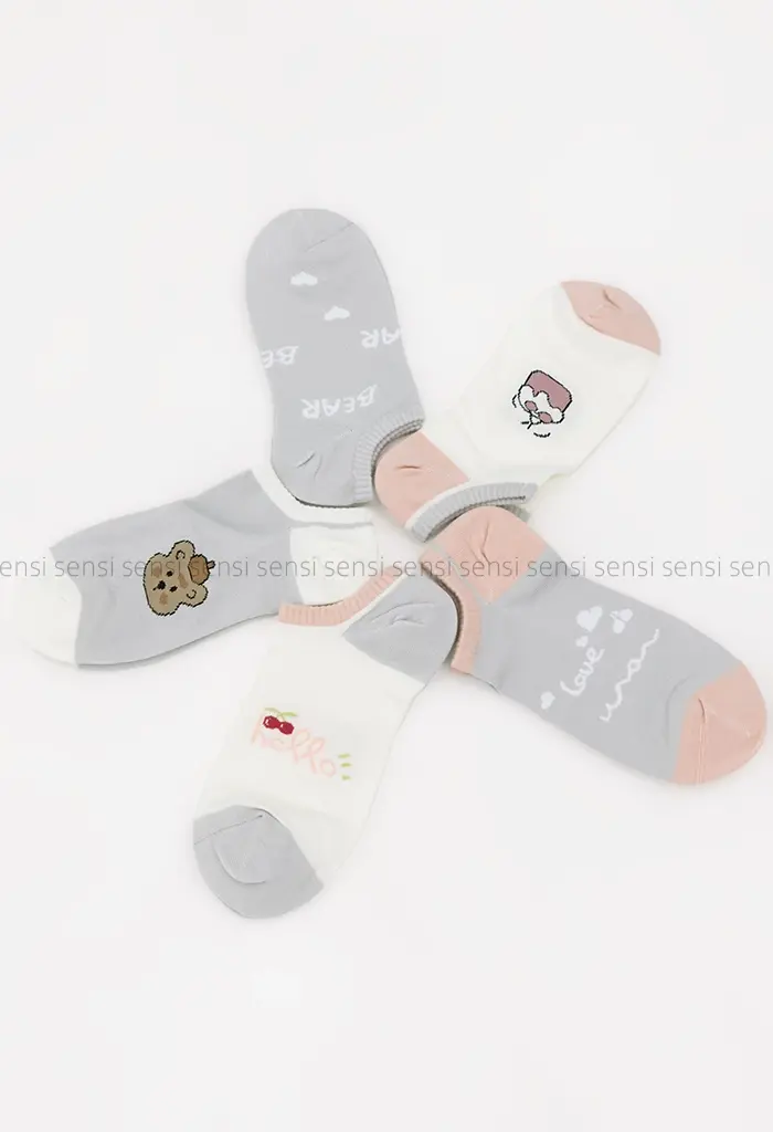 جوراب خرس و کیک  پنبه کد1004141