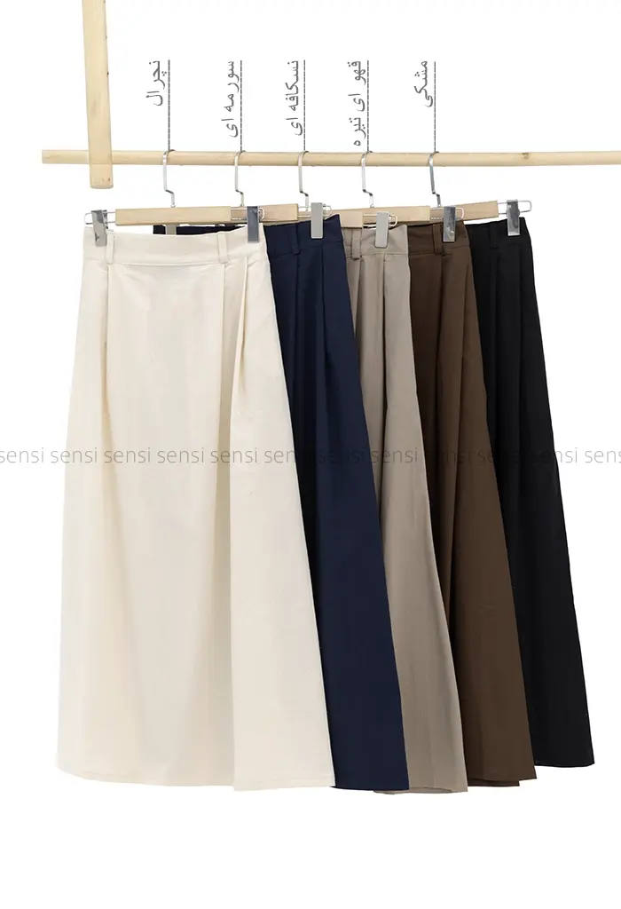 دامن لینن پیله کد1004197