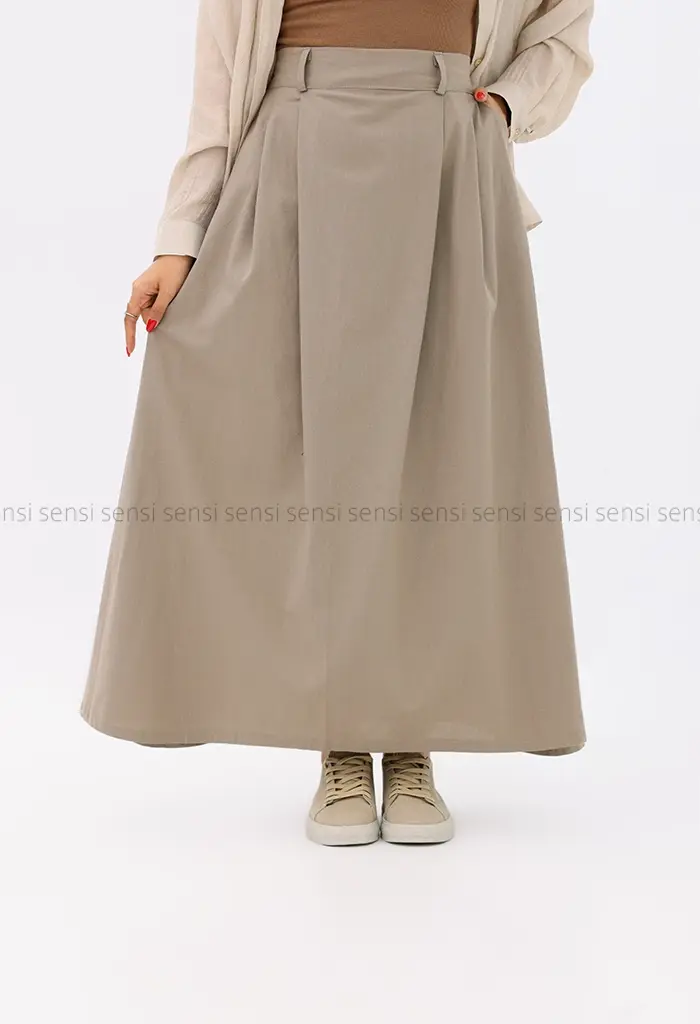 دامن لینن پیله کد1004197