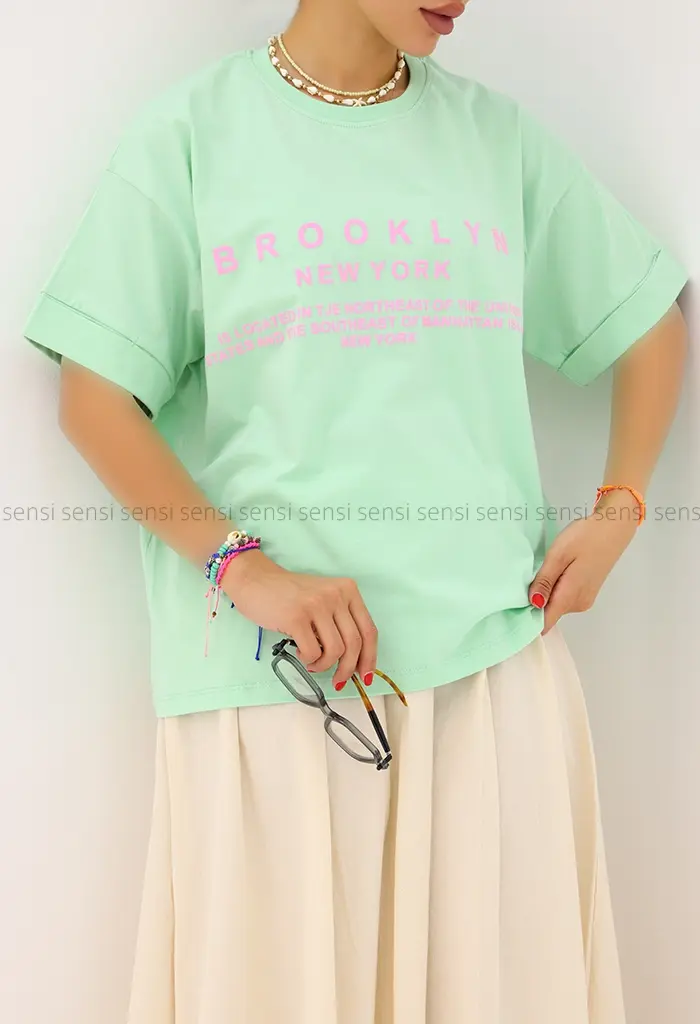 تیشرت باکسی brookiynکد1004222