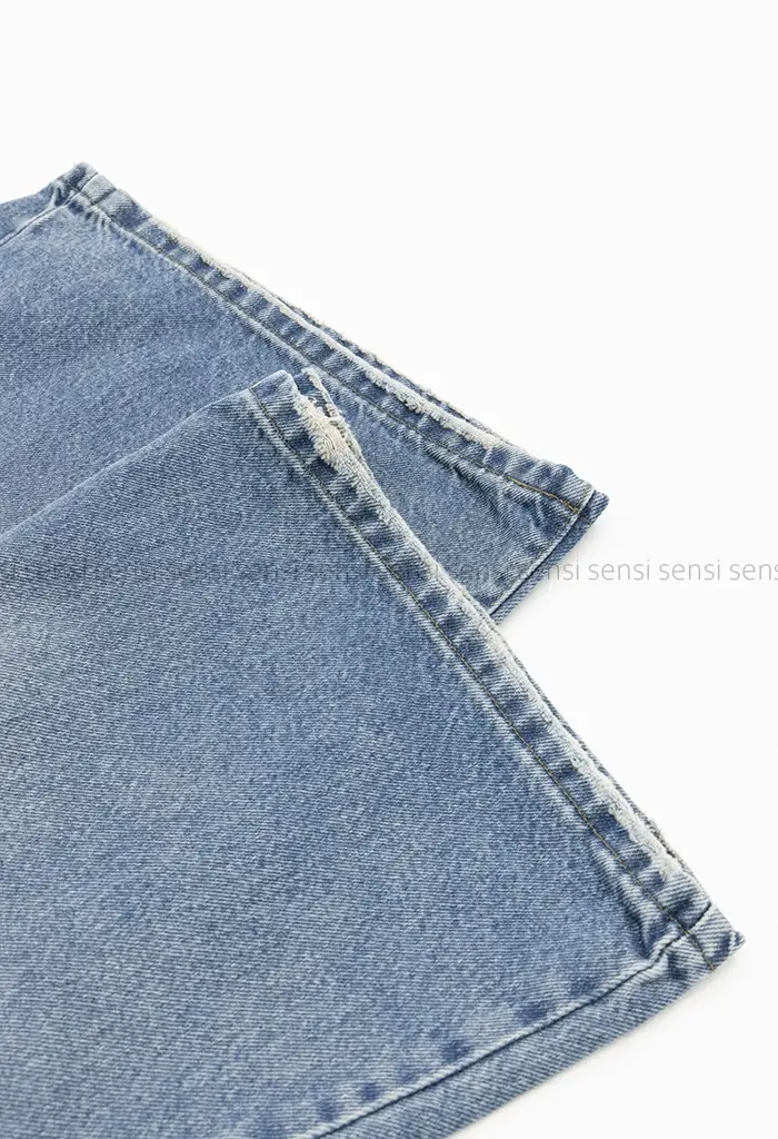 شلوارک جین واید قد 83کد1004210