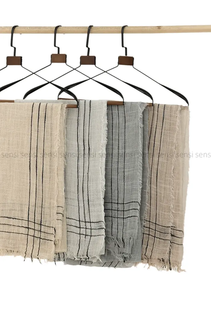 شال نخی لینن کد1004220