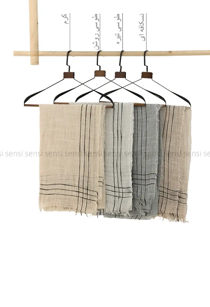 شال نخی لینن کد1004220