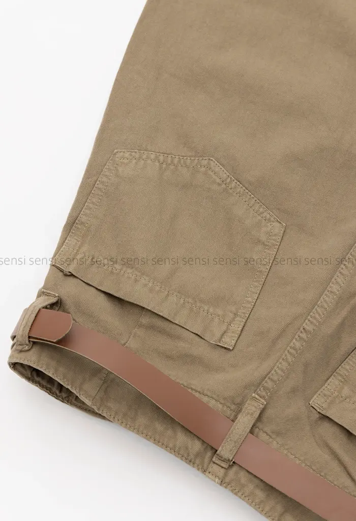 شلوار جین وایدکمربندی@کد1004233