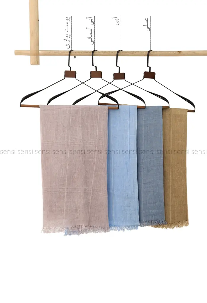 شال نخی خطی کد1004218