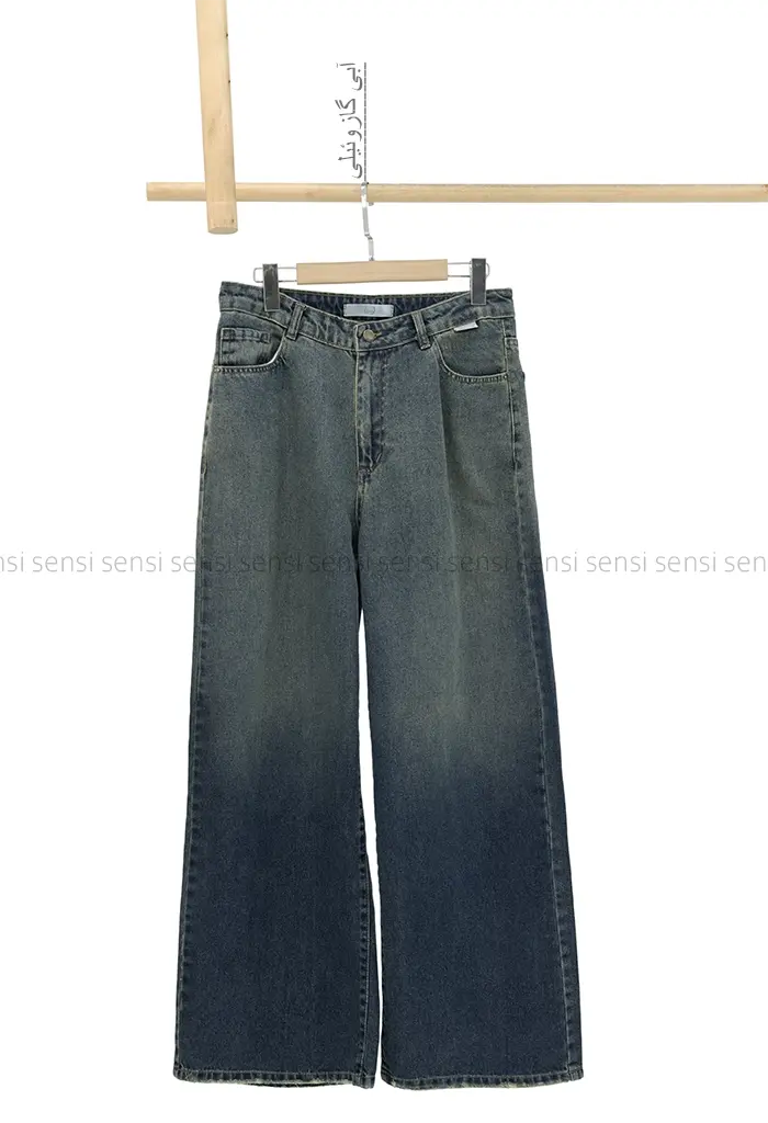 شلوار جین فول بگ کد1004234
