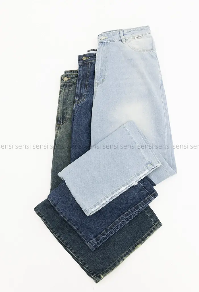 شلوار جین فول بگ کد1004234