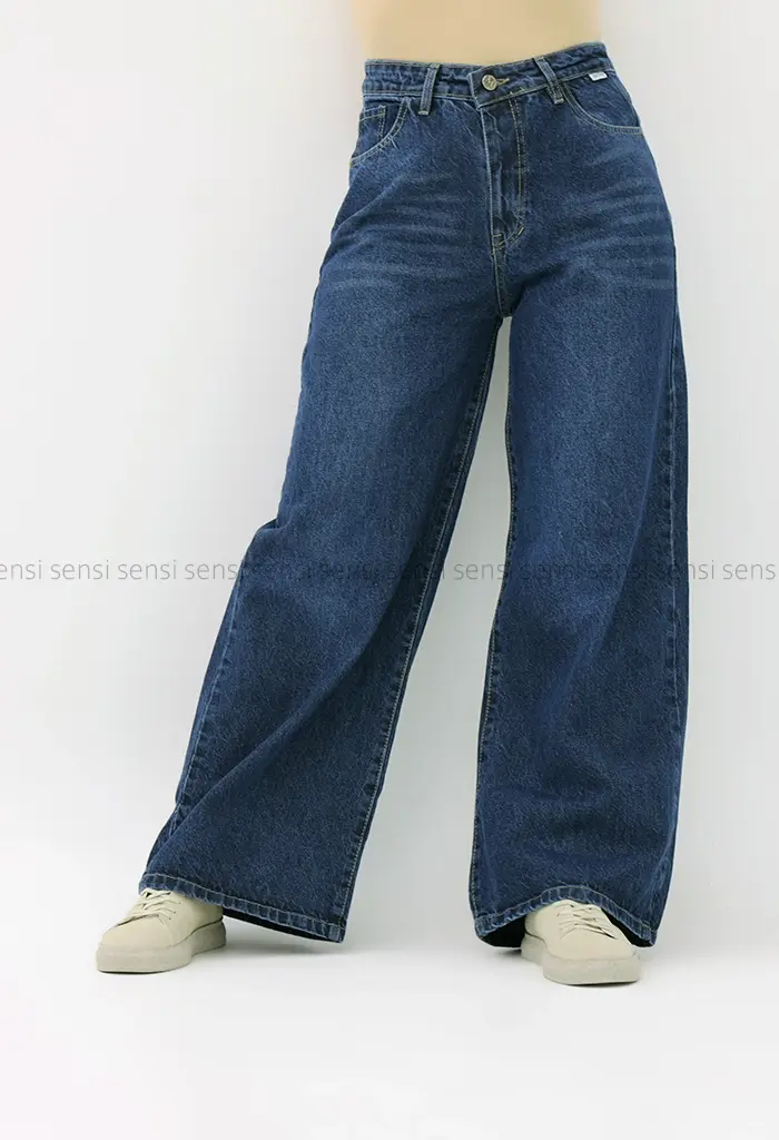شلوار جین فول بگ کد1004234