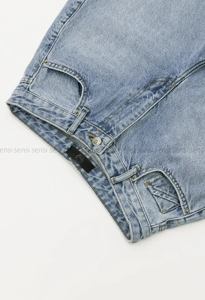 شلوار جینlong wideleg کد1004236