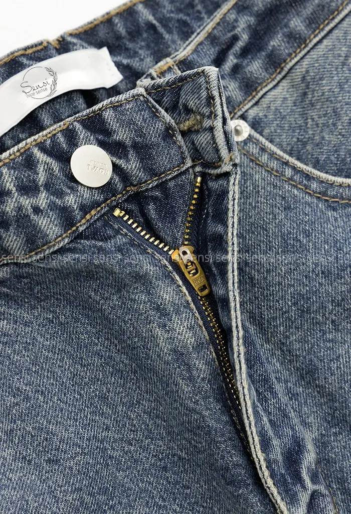 شلوارک جین واید فول بگ کد1004238