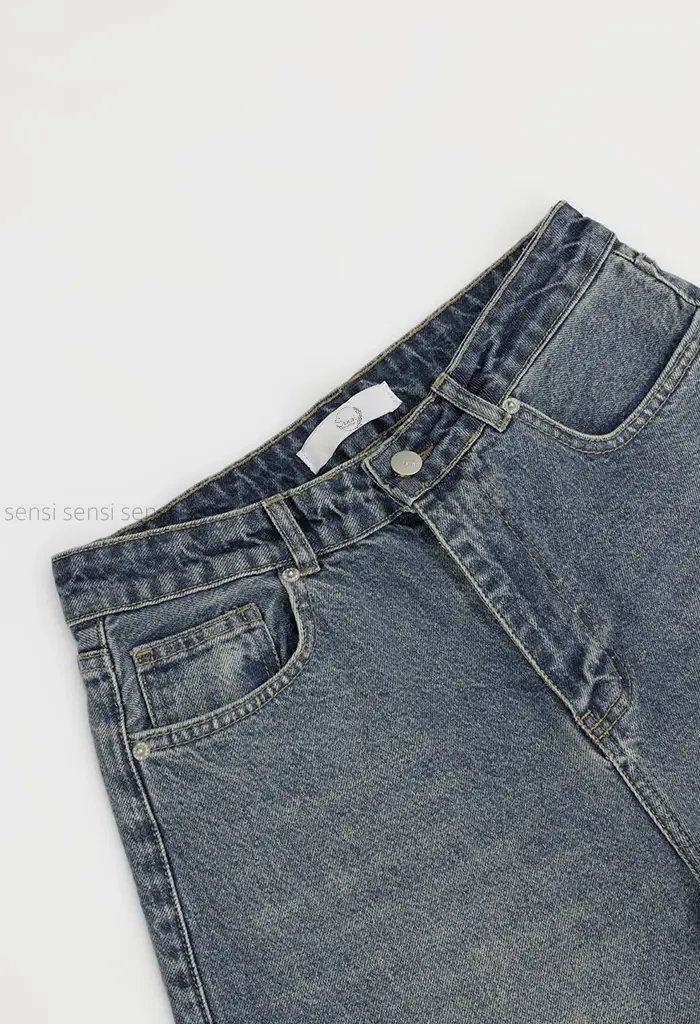 شلوارک جین واید فول بگ کد1004238