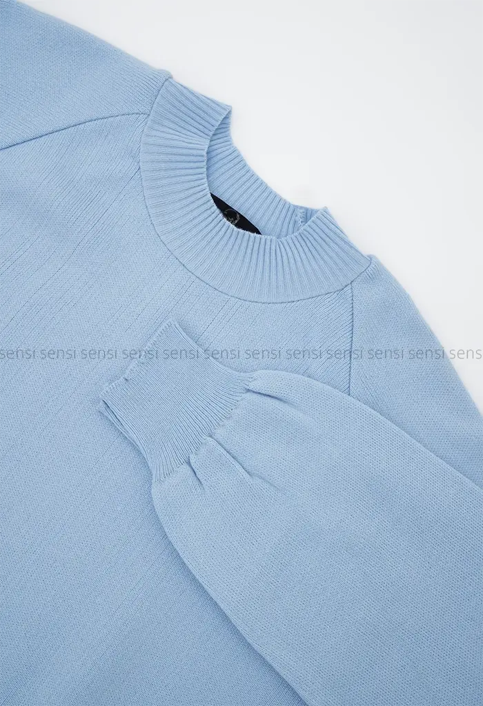 پیراهن بافت آستین رگلان کد1004261