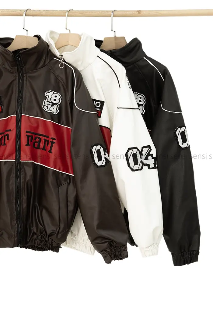 بامبر جکت چرم ferrari کد1004341