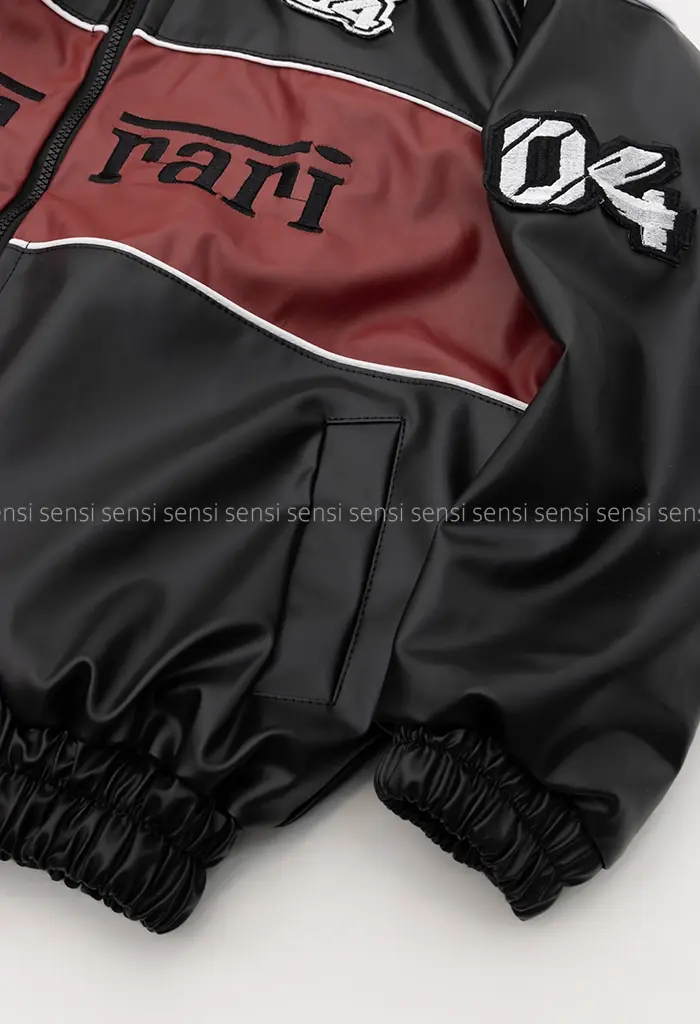 بامبر جکت چرم ferrari کد1004341