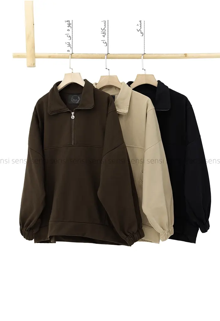 سویشرت نیم زیپ دورس کد1004286