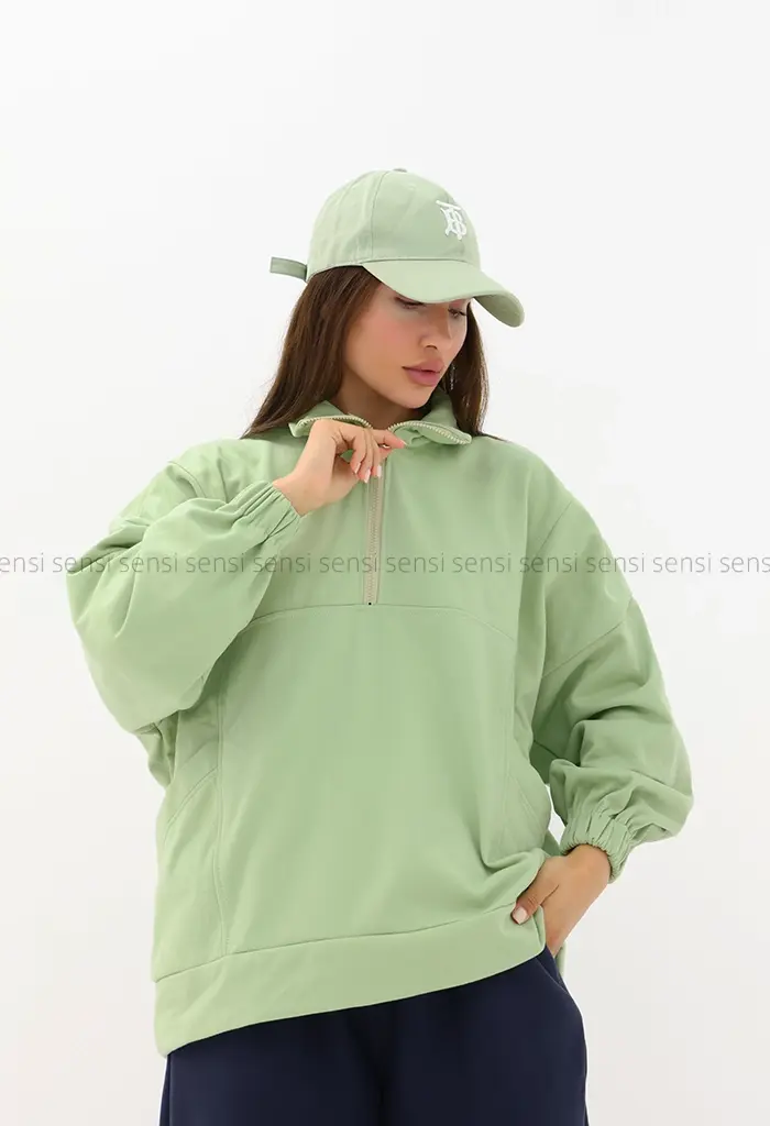 سویشرت نیم زیپ دورس کد1004286