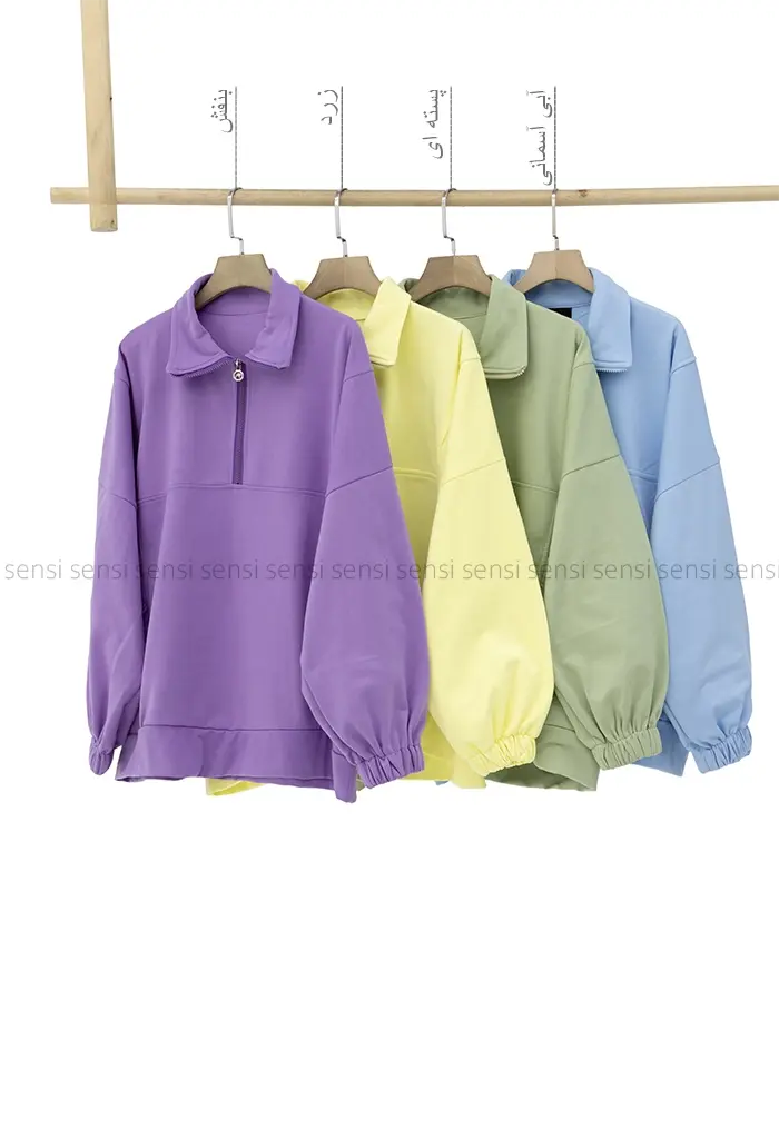 سویشرت نیم زیپ دورس کد1004286