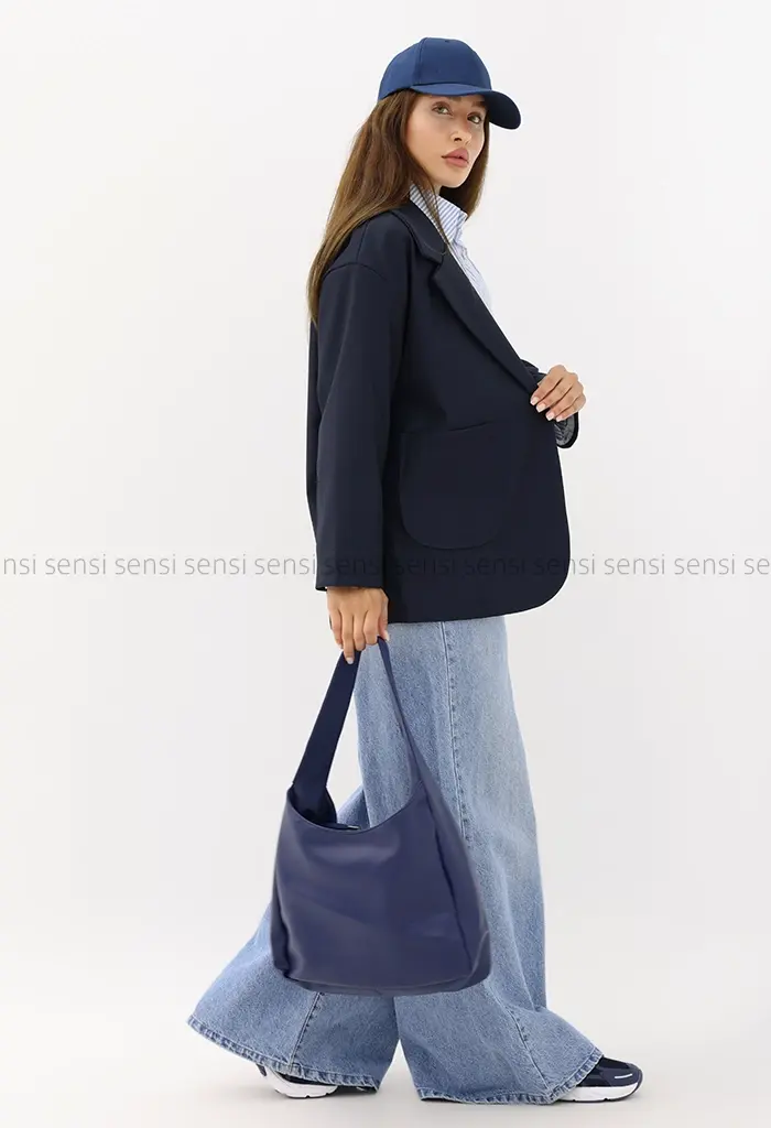 کت کتان کج راه آستر دار کد1004314