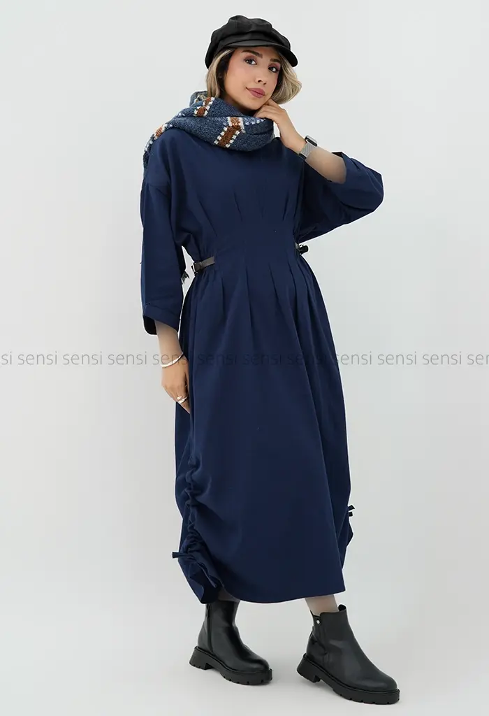 پیراهن سینه پیله کمر کش کد1004317