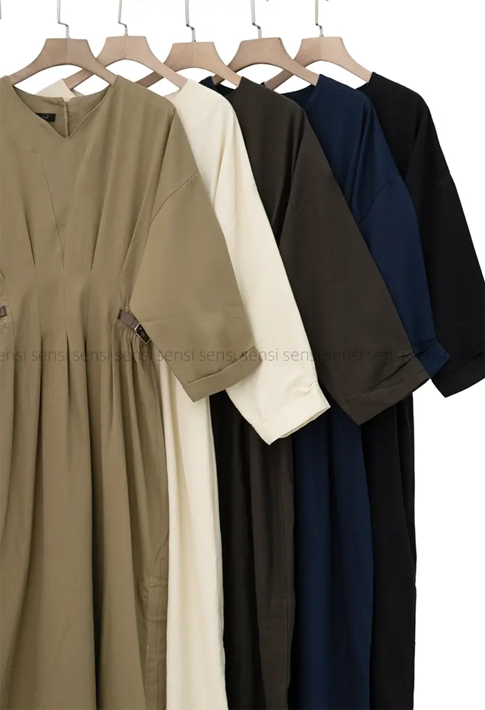 پیراهن سینه پیله کمر کش کد1004317