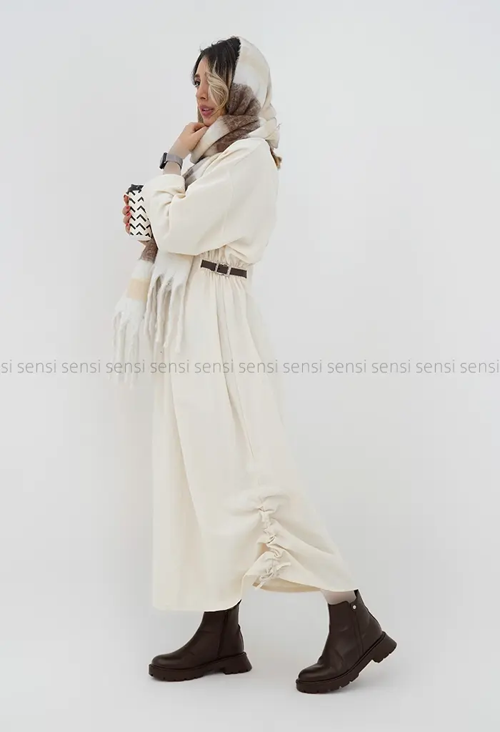 پیراهن سینه پیله کمر کش کد1004317