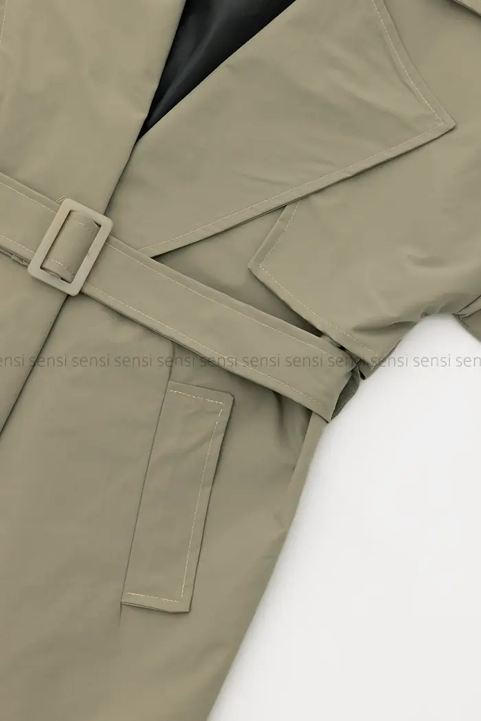 بارانی آستر دارپشت چاک دار@@ کد1004287