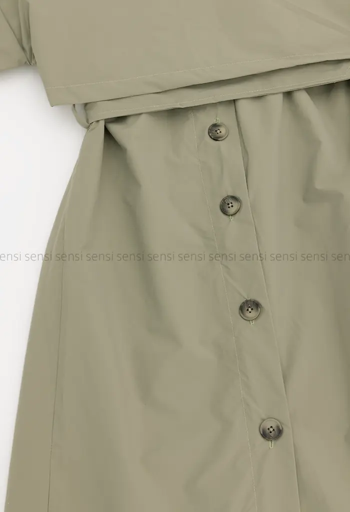 بارانی آستر دارپشت چاک دار@@ کد1004287