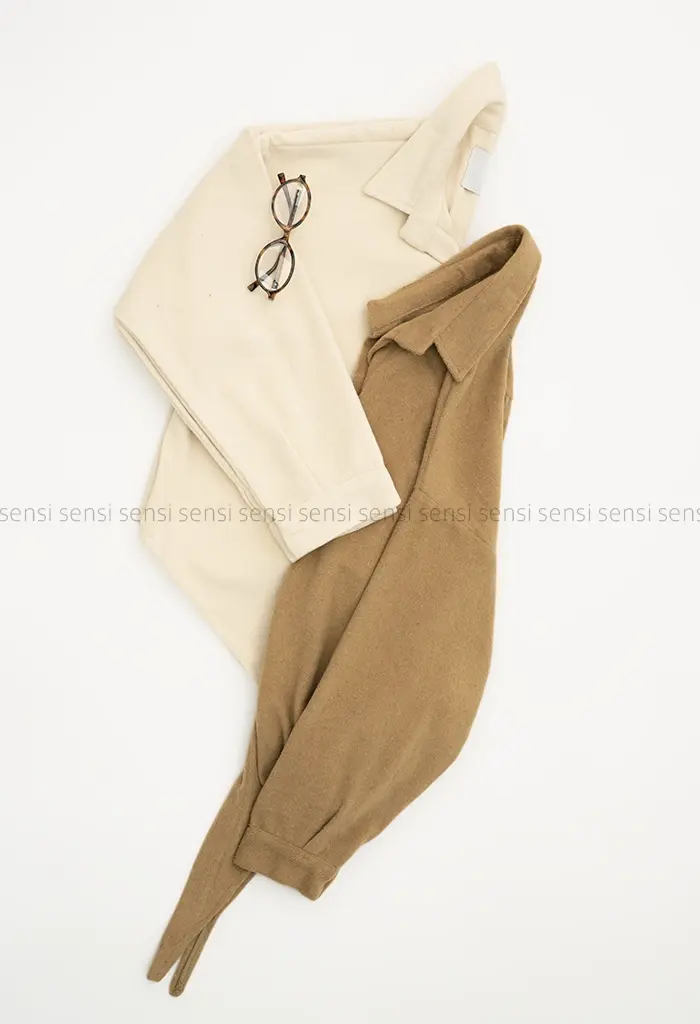 شومیز فوتر موهر جلو گره ای کد1004410