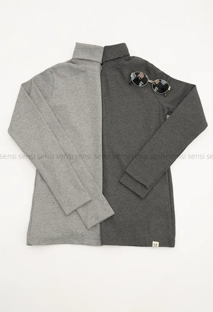 بلوز یقه اسکی آستین بلند کد1004450