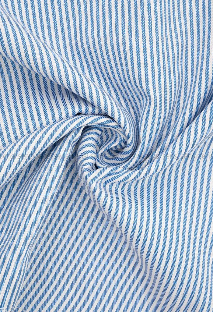 شومیز راه راه ابی کد1004481