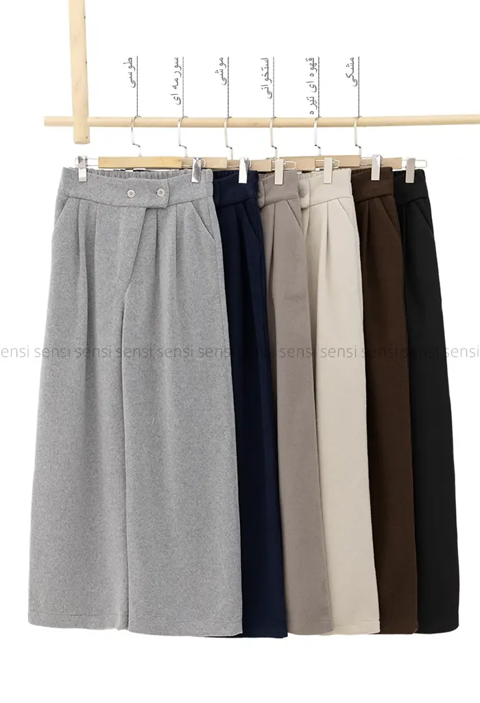 شلوار فوتر جلو پیله کد1004486