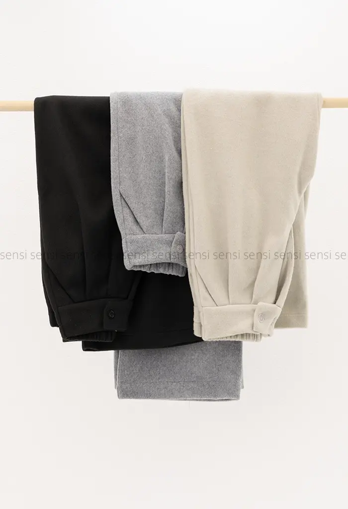 شلوار فوتر جلو پیله کد1004486