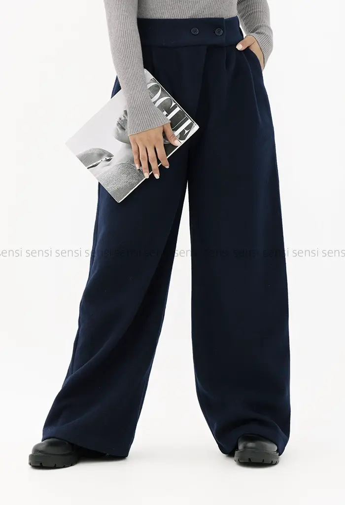 شلوار فوتر جلو پیله کد1004486