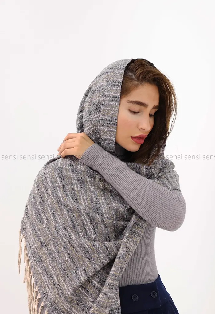 شال بافت موهر کد1004419