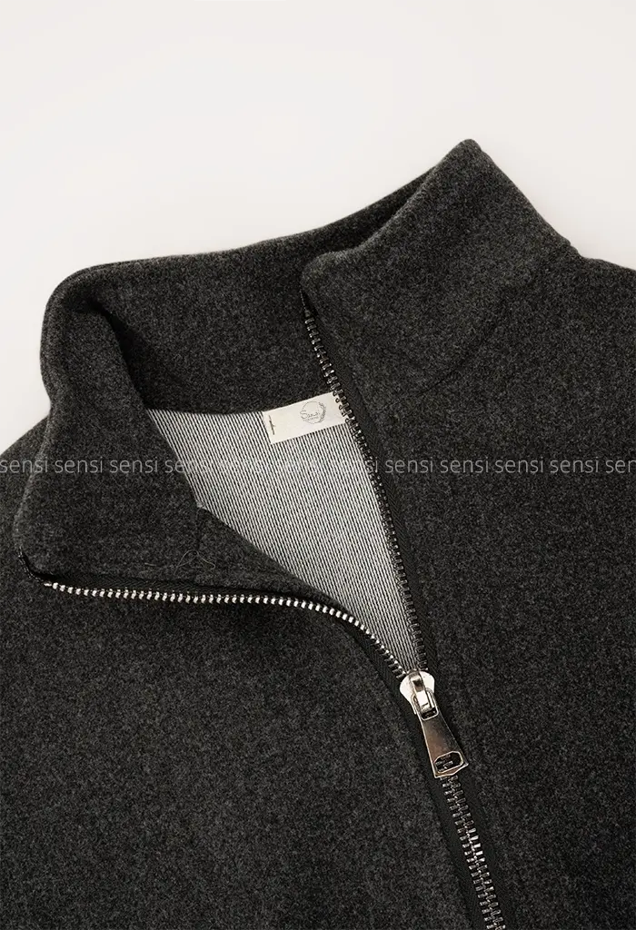 کت فوتر جلو زیپ پیله کد1004479