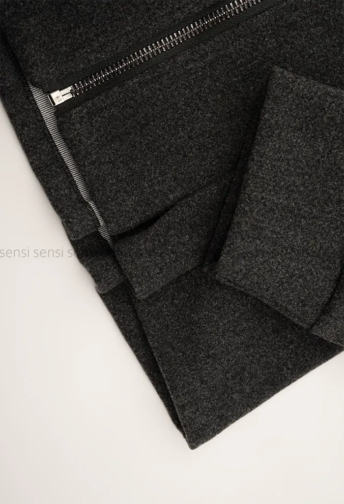 کت فوتر جلو زیپ پیله کد1004479