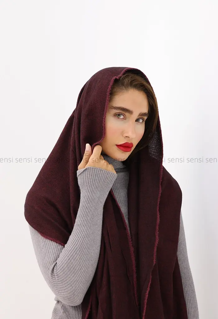 شال موهری ساده رنگی کد1004413