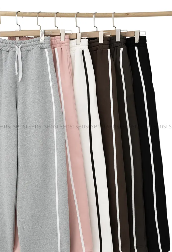 شلوار بگ بغل نواری کد1004279