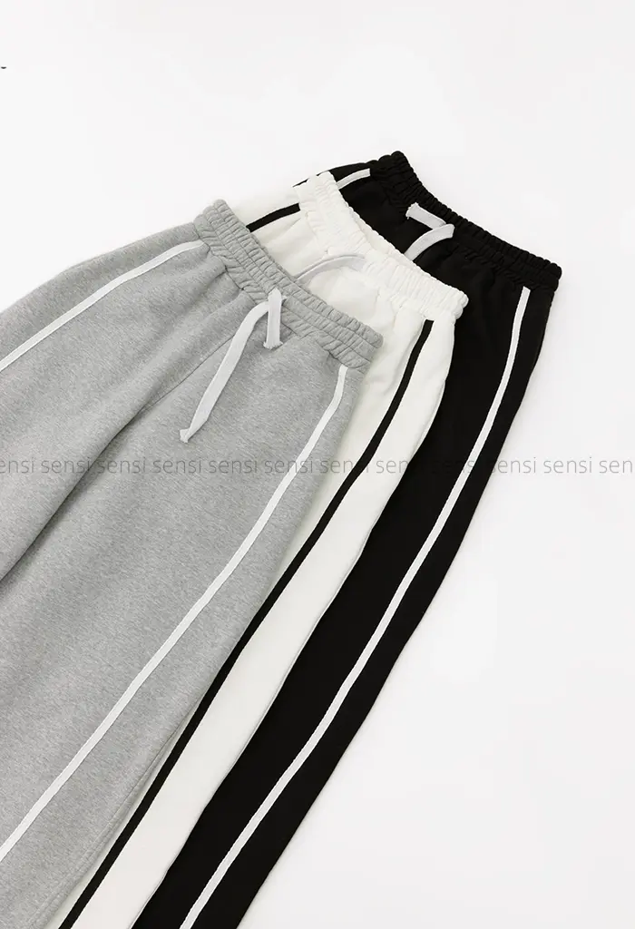 شلوار بگ بغل نواری کد1004279