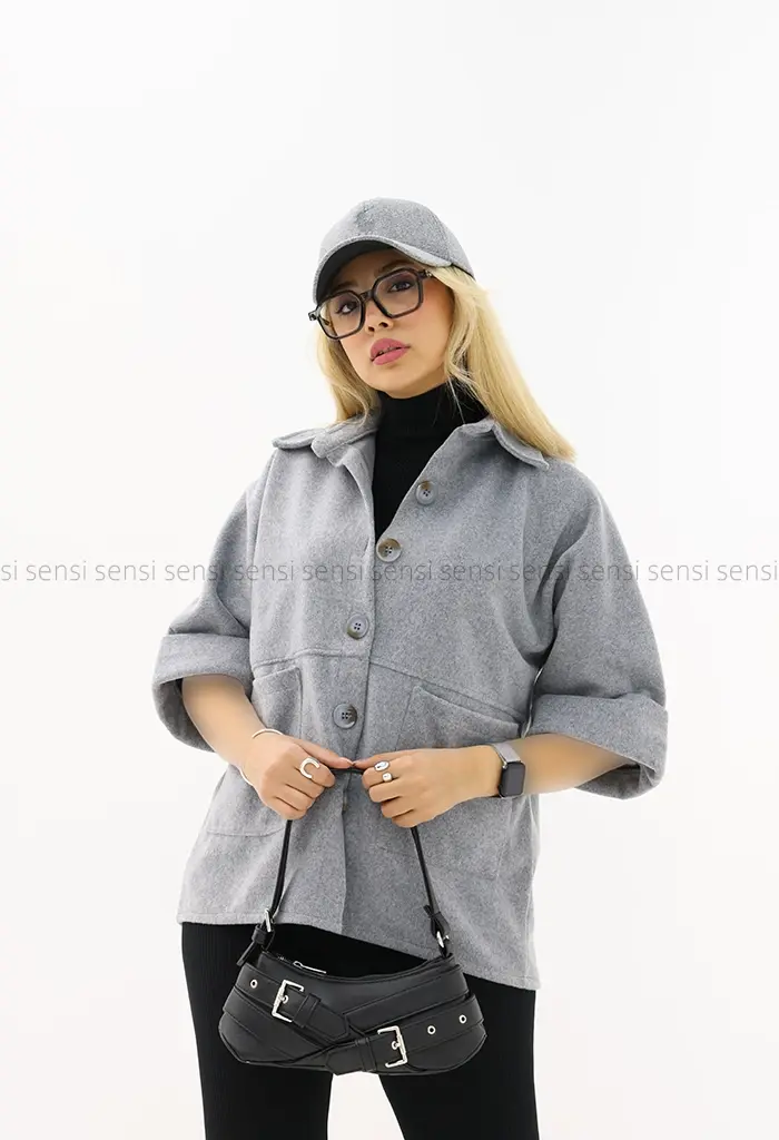 کت جلو دکمه روناک کد1004484