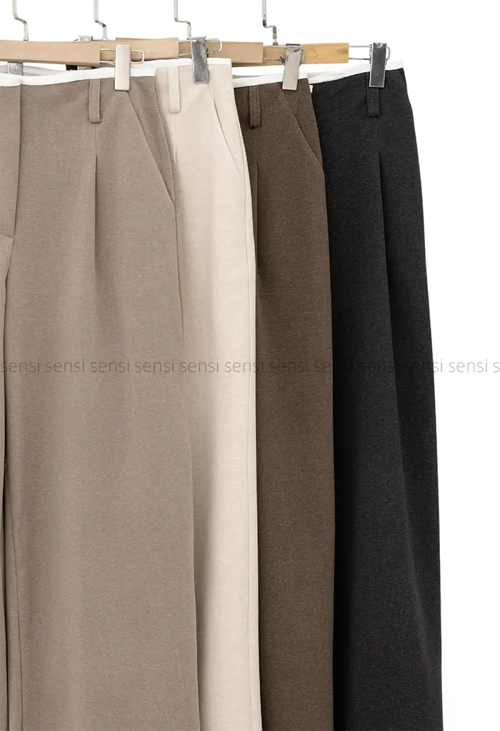 شلوار فوتر لامر کمر سفیدکد1004528