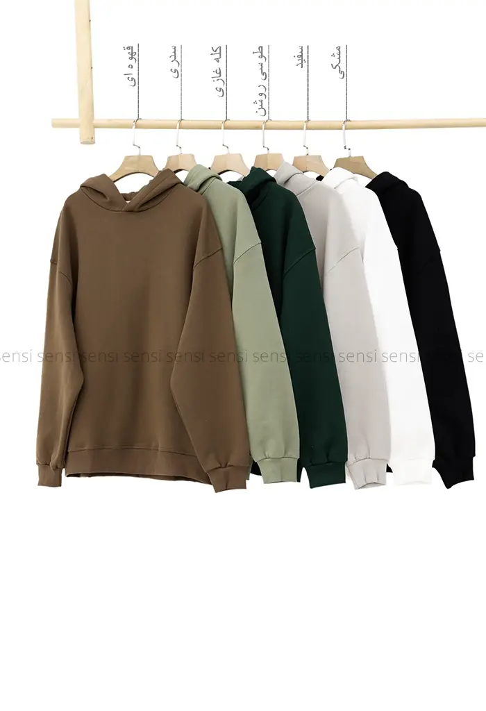 هودی مردانه ساده (BASIC) کد20000003