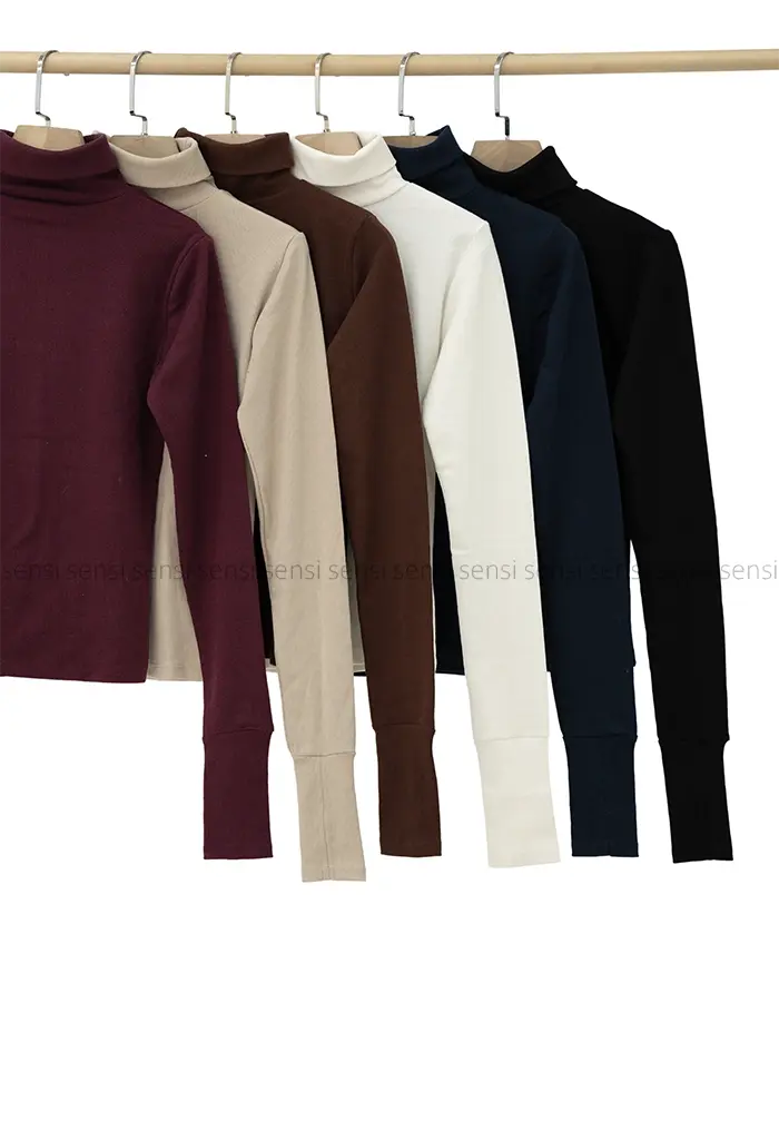 بلوز یقه اسکی کبریتی کد1004460