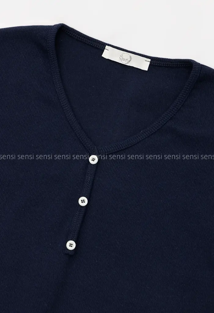 بلوز یقه هفت آستین بلند کد1004556