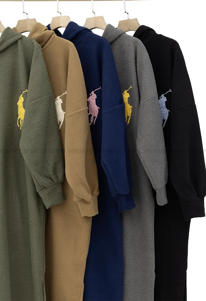 پیراهن فوتر poloکلاه دارکد1004541