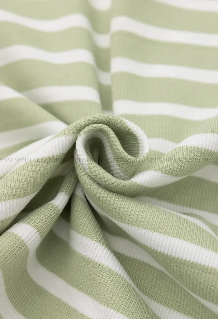 کراپ راه راه یقه گرد کد1004557