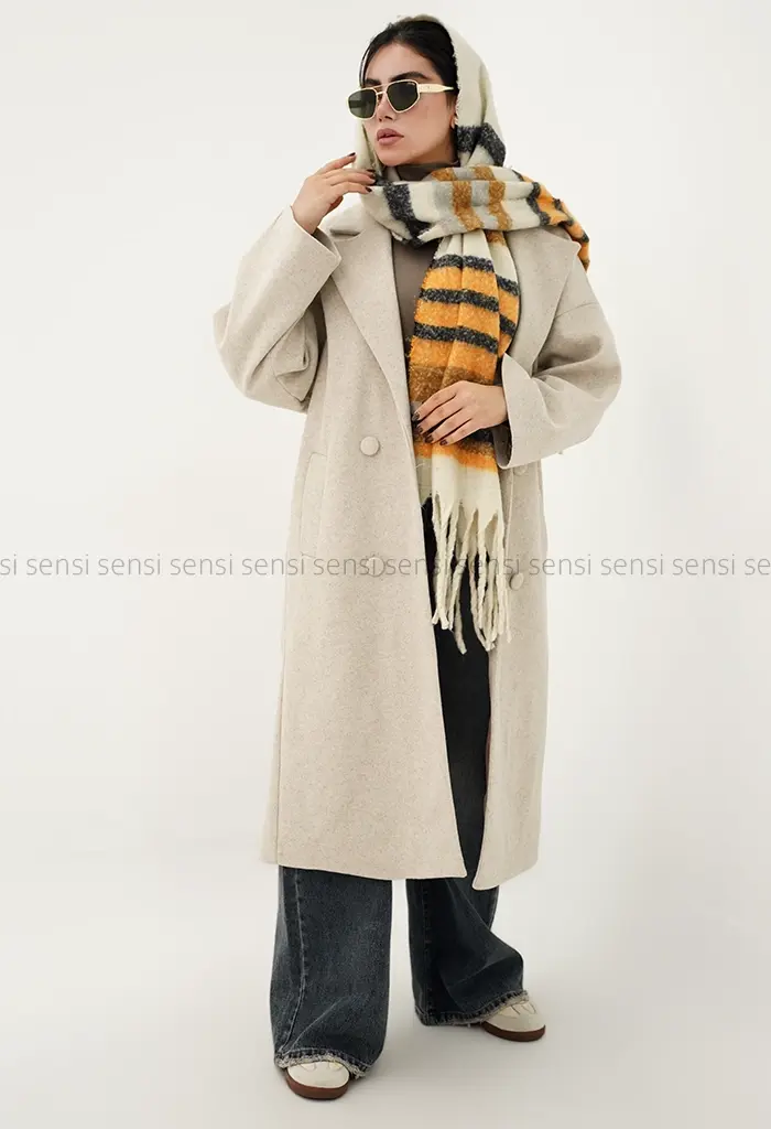 پالتو فوتر 4دکمه آستر دارکد1004548