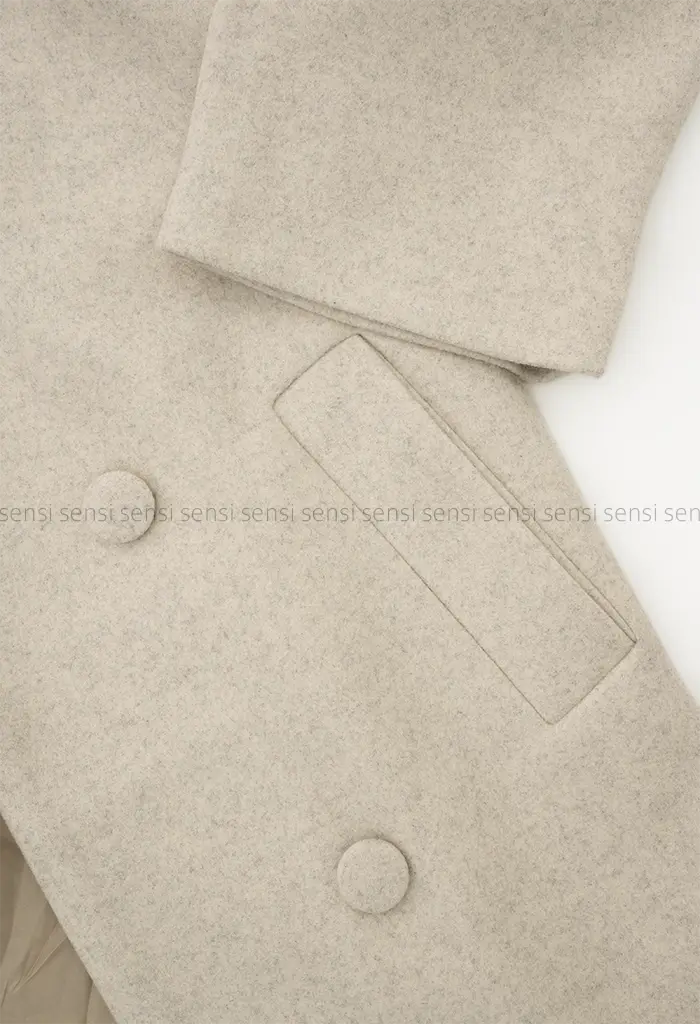 پالتو فوتر 4دکمه آستر دارکد1004548