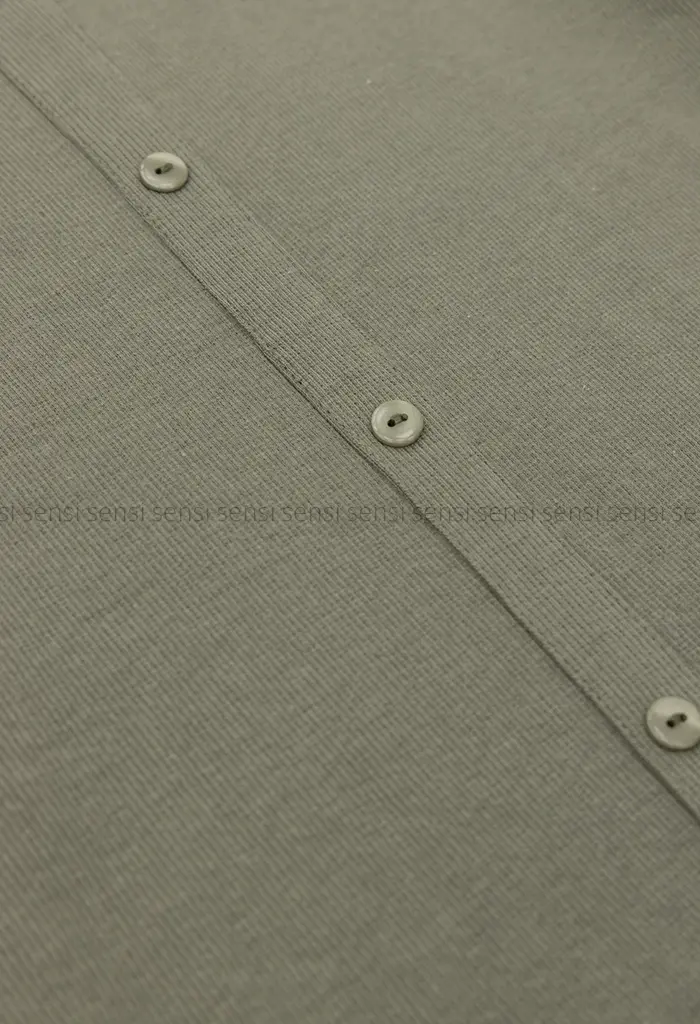 کراپ آستین بلند دکمه نما کد1004552